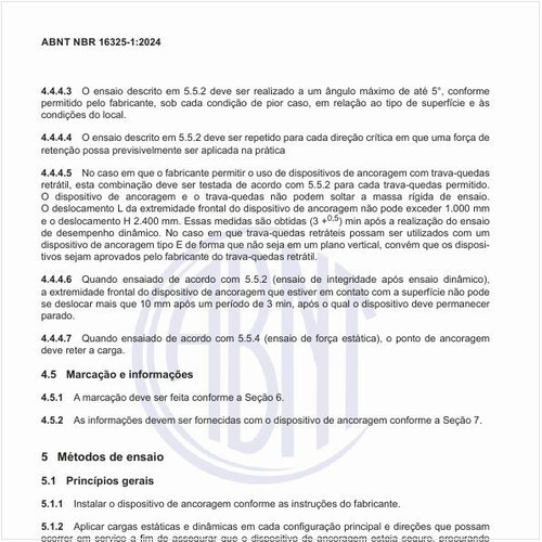 Quais são os princípios gerais dos métodos de ensaios?