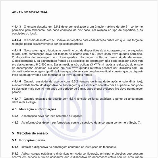 Quais são os princípios gerais dos métodos de ensaios?