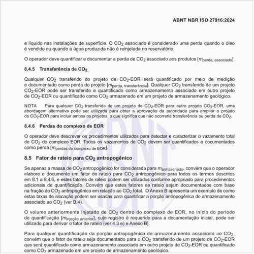 Qual é o fator de rateio para CO2 antropogênico?