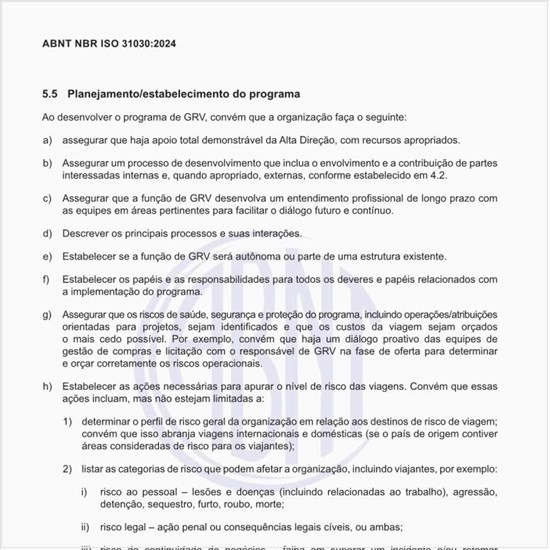 Como desenvolver o planejamento/estabelecimento do programa?