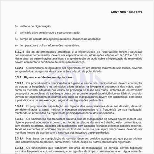 Quais são os procedimentos relacionados à higiene e saúde dos manipuladores?