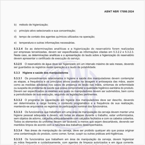 Quais são os procedimentos relacionados à higiene e saúde dos manipuladores?