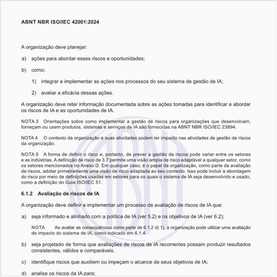 Por que se deve fazer a avaliação de riscos de IA?