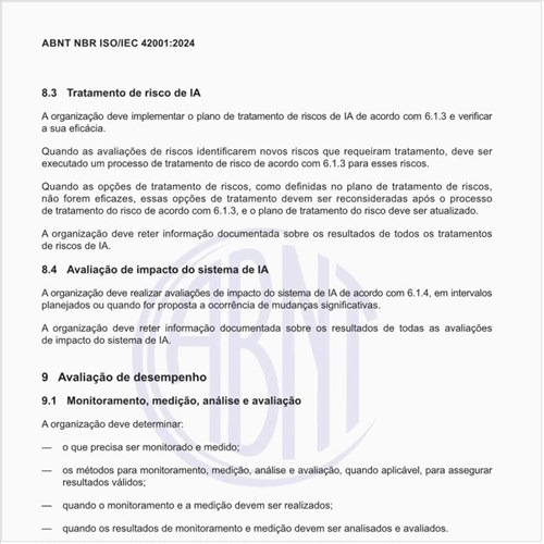 Como implementar o tratamento de risco de IA?