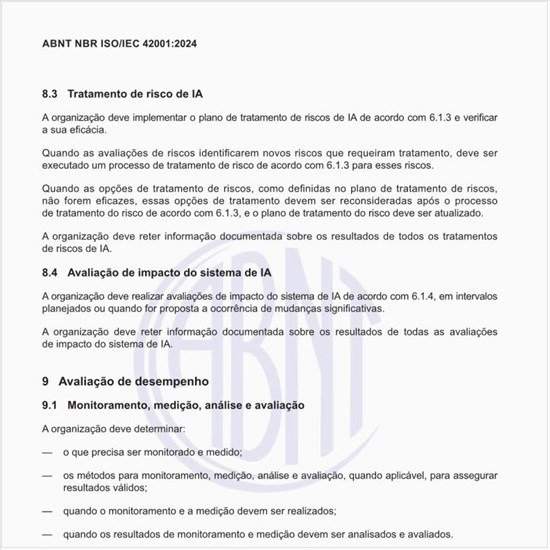 Como implementar o tratamento de risco de IA?