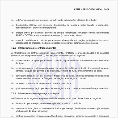 Qual deve ser a infraestrutura de controle ambiental de um data center?