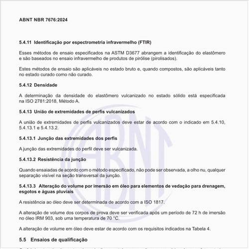 Quais devem ser os ensaios de qualificação?