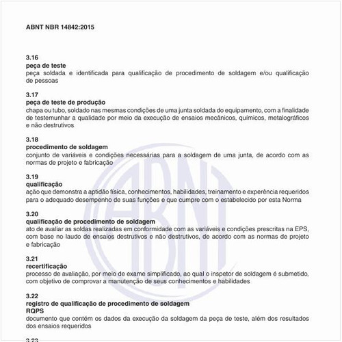 O que é o registro de qualificação de procedimento de soldagem?