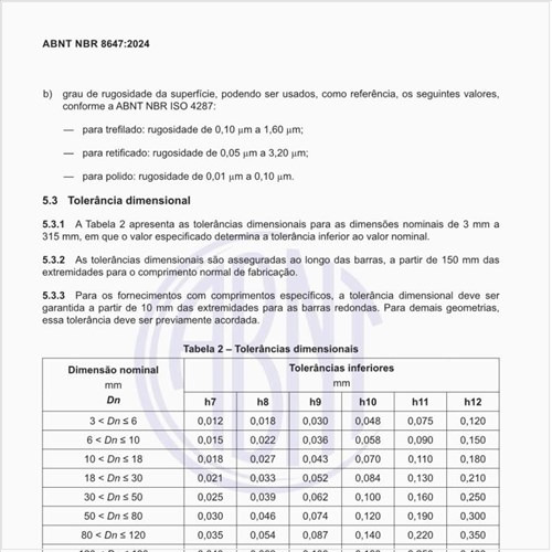 Quais devem ser as tolerâncias dimensionais?