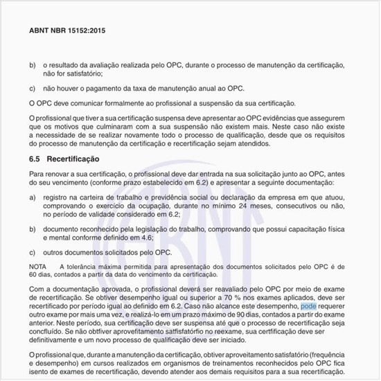 Quando pode ocorrer o cancelamento da certificação?