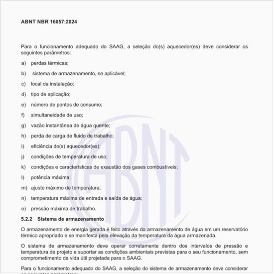 Como deve ser realizado o armazenamento de energia gerada
