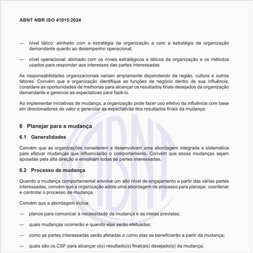 Como se deve planejar para a mudança?