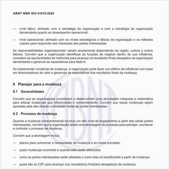 Como se deve planejar para a mudança?