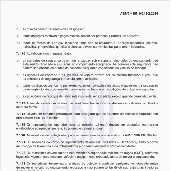 Quais as precauções em relação aos equipamentos aéreos?