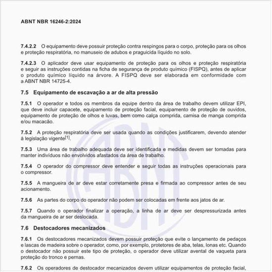 Quais as proteções em relação aos destocadores mecanizados?