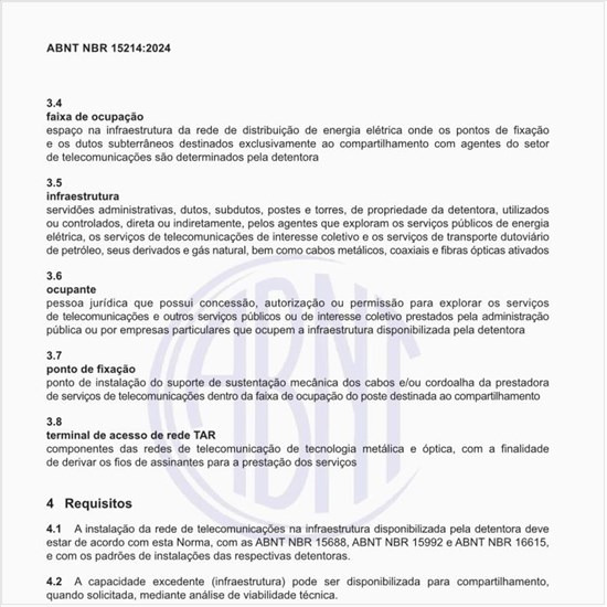 O que representa a infraestrutura?