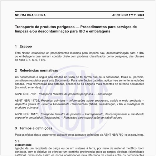 O que é a descontaminação de IBC metálico?