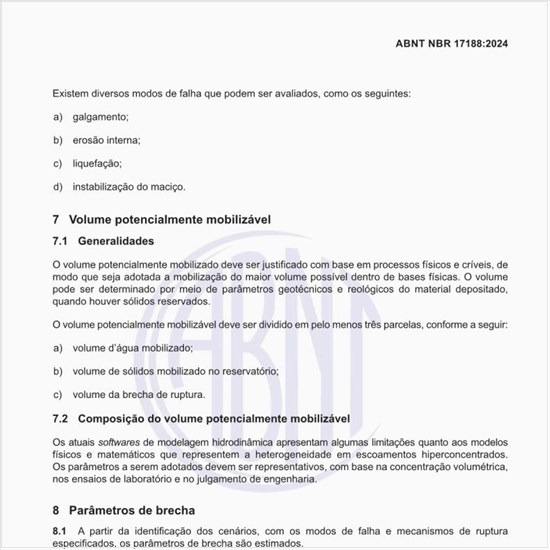 Como pode ser justificado o volume potencialmente mobilizável?