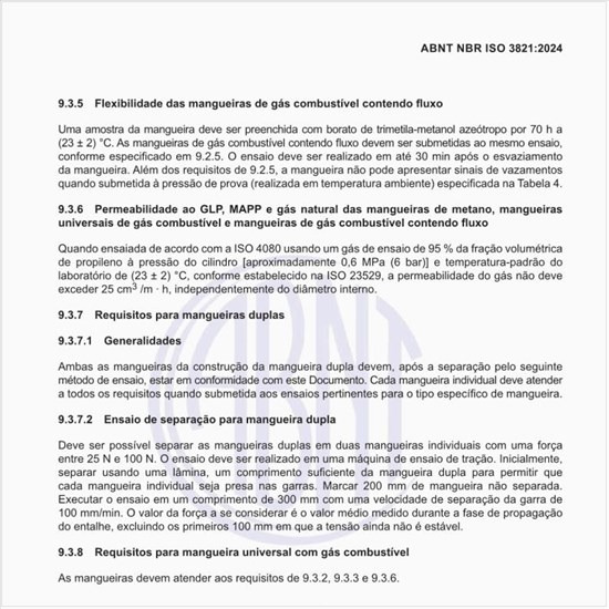 Quais são os requisitos para mangueiras duplas?