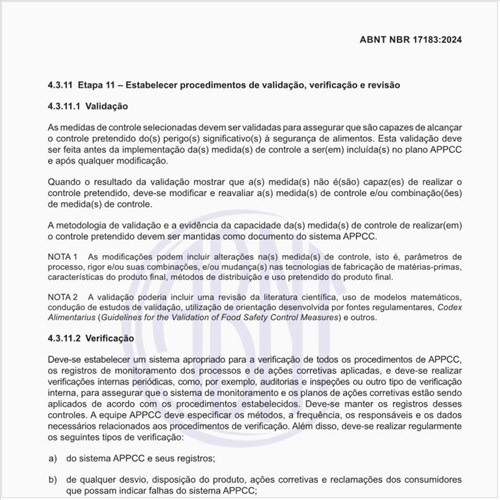 Por que fazer uma revisão do sistema APPCC?