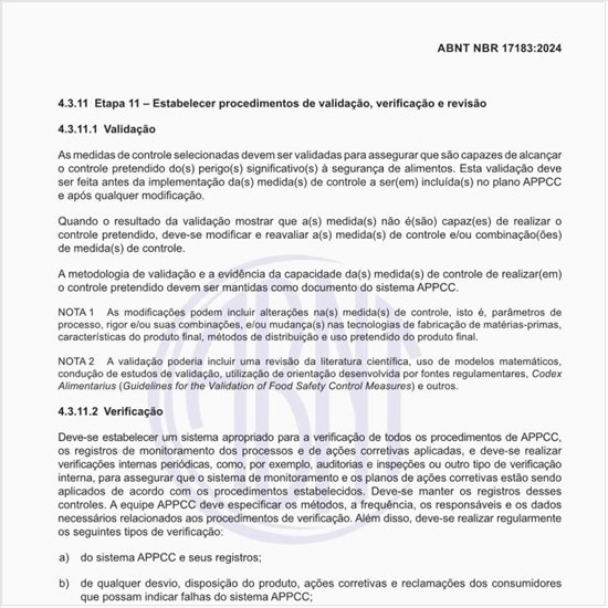 Por que fazer uma revisão do sistema APPCC?