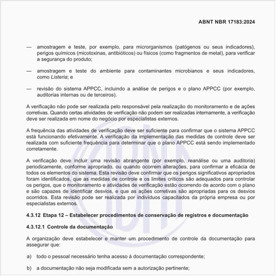 Como estabelecer os procedimentos de conservação de registros e documentação?