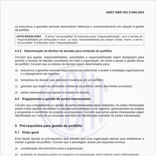 Como pode ser descrita a gestão de portfólios?