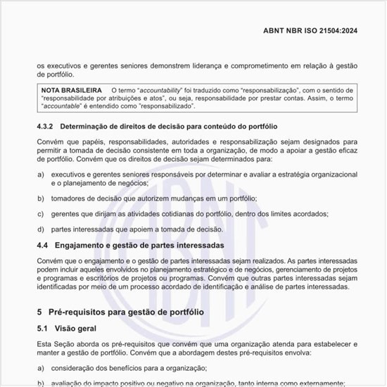 Como pode ser descrita a gestão de portfólios?