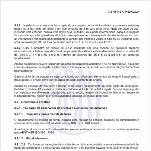 Como fazer o ensaio de resistência estática?