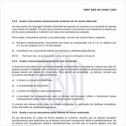 Por que avaliar o documento posteriormente com os leitores?