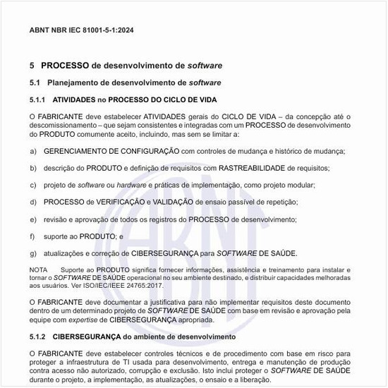 Quais são os requisitos de cibersegurança do software de saúde?