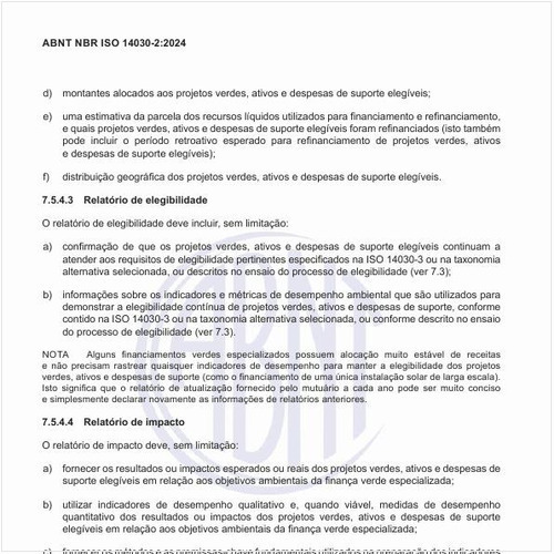 O que deve fornecer o relatório de impacto?