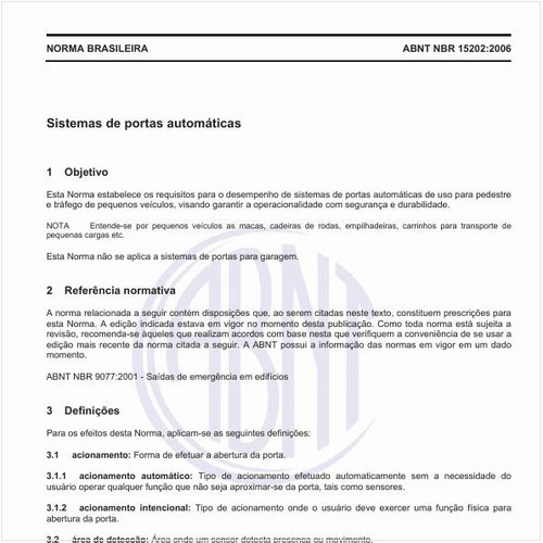 O que é o acionamento automático?