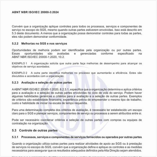 Por que fazer a avaliação e a seleção de outras partes?