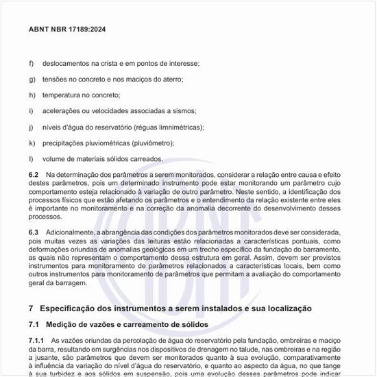 Por que se deve fazer a medição de vazões e carreamento de sólidos?