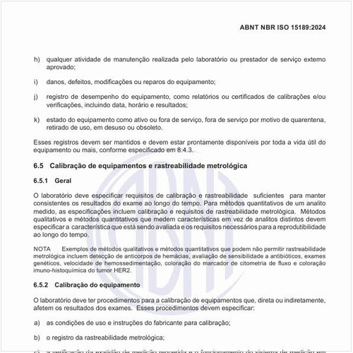 Qual a importância da calibração de equipamentos e rastreabilidade metrológica?