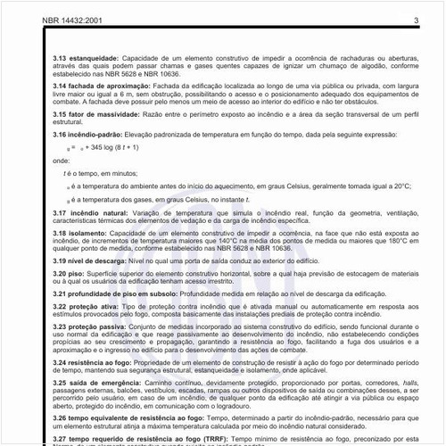 Como se define um incêndio-padrão?