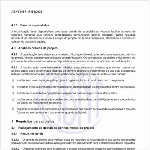 Como deve ser realizado o planejamento de gestão de conhecimento do projeto?
