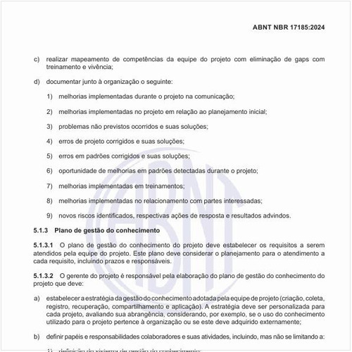 O que deve estabelecer o plano de gestão do conhecimento?