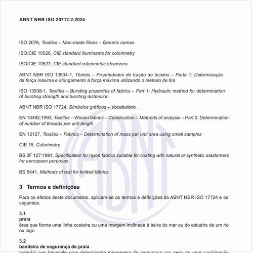 Como pode ser definida uma praia e uma bandeira de segurança de praia?