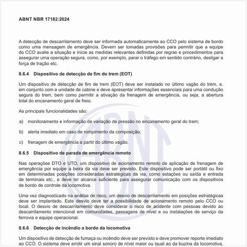 Como deve funcionar o dispositivo de parada de emergência remoto?