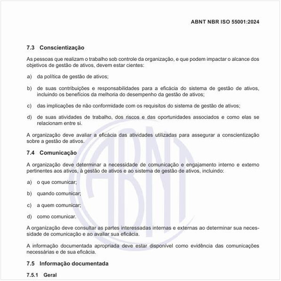 Por que incluir a informação documentada?