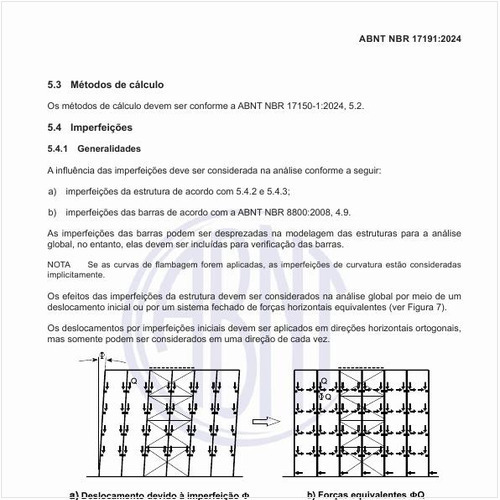 Quais são as forças horizontais equivalentes?