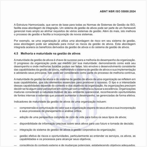 Por que é importante fazer a melhoria e maturidade na gestão de ativos?