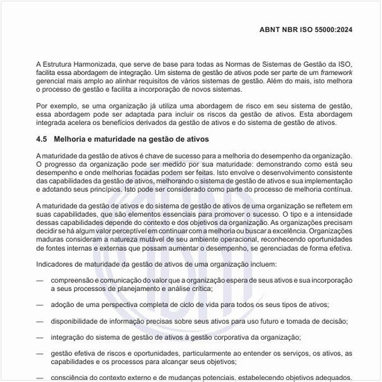 Por que é importante fazer a melhoria e maturidade na gestão de ativos?