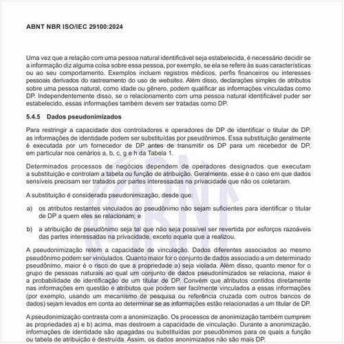 Por que usar os dados pseudonimizados?