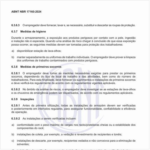 Como devem ser realizadas as inspeções?