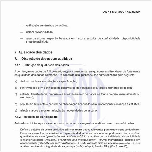 Por que a confiança nos dados de RM depende da qualidade dos dados coletados?