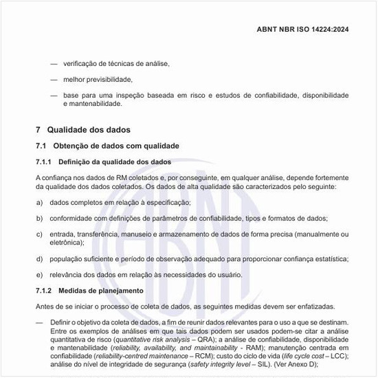 Por que a confiança nos dados de RM depende da qualidade dos dados coletados?