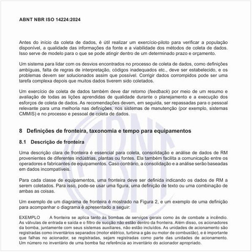 Quais são as definições de fronteira, taxonomia e tempo para equipamentos?